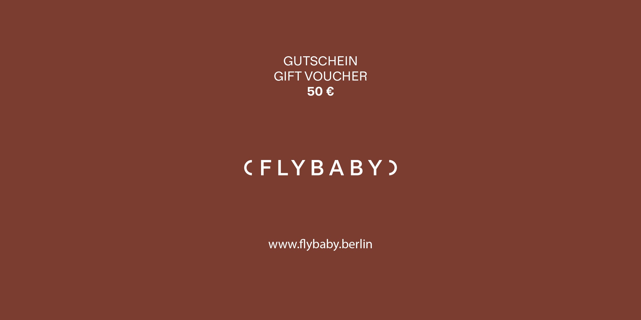 Chèque-cadeau Flybaby