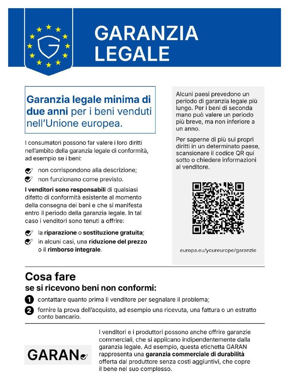 Garanzia legale